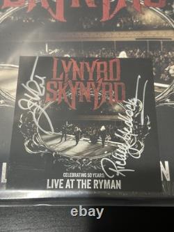 Lynyrd Skynyrd SIGNED 2LP Record Live At The Ryman Red Autographed Vinyl IN HAND
