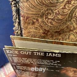 MC5 AUTOGRAPHED Kick Out the Jams LP original 1969 Vinyl UNCENSORED version VG+