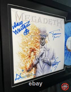MEGADETH? Signed & Framed #58 OF 299 JSA 2 LP Vinyl? Autographed Record