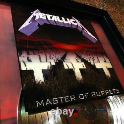 METALLICA (Master Of Puppets) CD LP Record Vinyl Autographed Signed