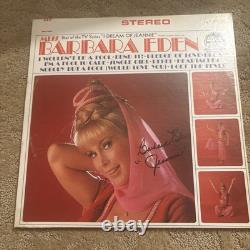 MISS BARBARA EDEN Star of I Dream Of Jeannie 1967 DOT VINYL LP MINT Signed