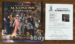 Madness C'EST LA VIE Clear Vinyl 2LP ALL 5 SIGNED Autographed Beckett BAS COA