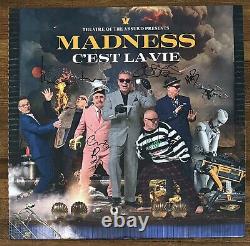 Madness C'EST LA VIE Clear Vinyl 2LP ALL 5 SIGNED Autographed Beckett BAS COA