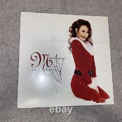Mariah Carey Merry Christmas Signed Autograph Autographed Vinyl Record LP ALL I