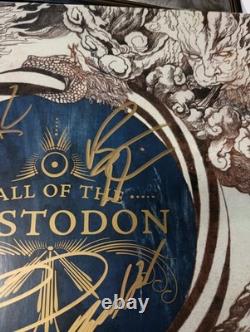 Mastodon SIGNED Call Of The Mastodon 12 Yellow Vinyl Album Brent Hinds JSA COA