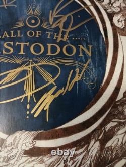 Mastodon SIGNED Call Of The Mastodon 12 Yellow Vinyl Album Brent Hinds JSA COA