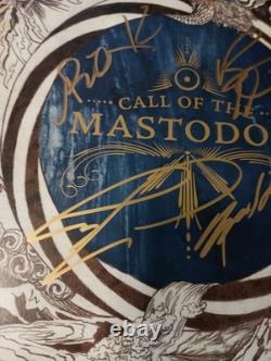 Mastodon SIGNED Call Of The Mastodon 12 Yellow Vinyl Album Brent Hinds JSA COA