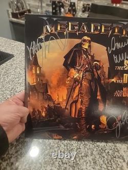 Megadeth Autographed Vinyl