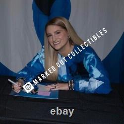 Meghan Trainor TIMELESS Signed Vinyl Transparent Sea Blue AUTOGRAPHED SHIPS FAST