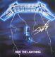 Metallica Autographed Ride The Lightning Vinyl James Hetfield Lars Ulrich