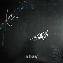 Metallica Signed The Black Album Vinyl James Hetfield Lars Ulrich