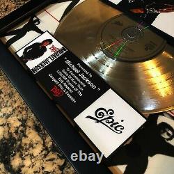 Michael Jackson (BAD) CD LP Record Vinyl Autographed Signed