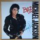 Michael Jackson Bad Vinyl Sleeve Album Autographed Signed With Coa