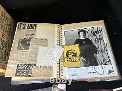 Michael Jackson Collection A Lot Signed Photo Vinyl Album Photos Golden Record