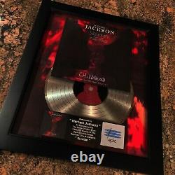 Michael Jackson (SCREAM) CD LP Record Vinyl Autographed Signed Janet