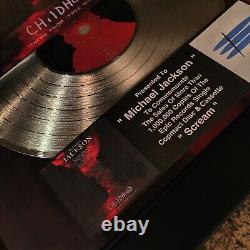 Michael Jackson (SCREAM) CD LP Record Vinyl Autographed Signed Janet