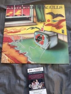 Mike Score SIGNED Vinyl LP Record autographed JSA COA Flock Of Seagulls I Ran