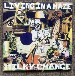 Milky Chance Band Signed Living In A Haze Vinyl Record Album Autographed Coa