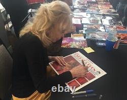 Miss Barbara Eden Pink Colored Vinyl LP Autographed by Barbara Eden