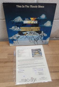 Moody Blues This Is The Band Autographed Signed Autographed Vinyl JSA #ZZ60011
