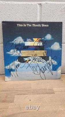 Moody Blues This Is The Band Autographed Signed Autographed Vinyl JSA #ZZ60011