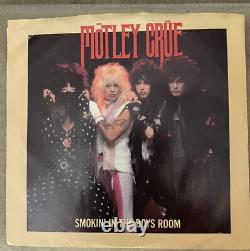 Motley Crue Theater Of Pain Autographed Authentic White Label Promo LP