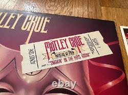 Motley Crue Theatre Of Pain LP SIGNED BY ALL MEMBERS! RARE! S. I. N. CLUB