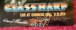 NEW Glass Harp Live @ Carnegie Hall 1971 SIGNED 3X by Band Black vinyl LP KEAGGY