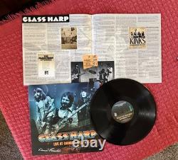 NEW Glass Harp Live @ Carnegie Hall 1971 SIGNED 3X by Band Black vinyl LP KEAGGY