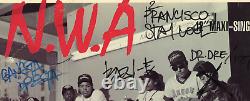 N. W. A Signed Gangsta Gangsta 12-Inch Maxi Single Record with Eazy-E (JSA)