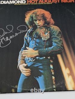 Neil Diamond SIGNED Hot August Night 2LP Vinyl AUTHENTICATED Hologram