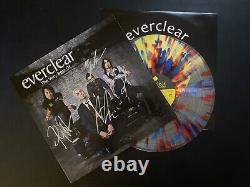 New Everclear The Very Best Of SIGNED Clear Blue & Red Splatter Vinyl Record LP