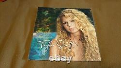 New Taylor Swift Signed LP Turquoise Blue Marble Vinyl Record Store Day RSD Rare