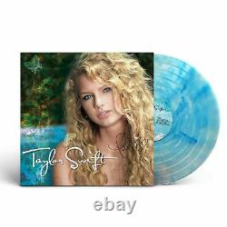 New Taylor Swift Signed LP Turquoise Blue Marble Vinyl Record Store Day RSD Rare