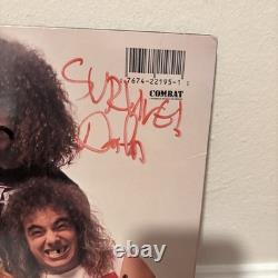 Nuclear Assault Survive Vinyl Record LP W All Inserts SIGNED AUTOGRAPHED