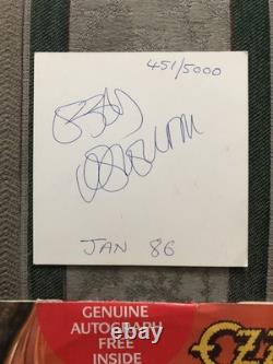 OZZY OSBOURNE Ltd Autographed 451/5000 Shot In The Dark/ 7 UK Vinyl Record