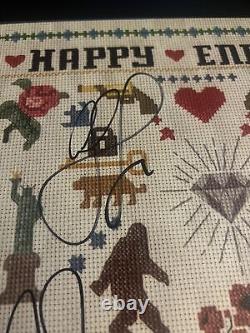 Old Dominion Autographed Happy Endings Vinyl Lp Record Trevor Brad Geoff