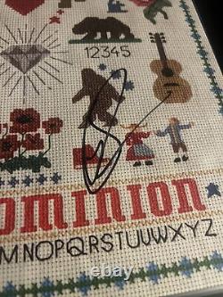 Old Dominion Autographed Happy Endings Vinyl Lp Record Trevor Brad Geoff