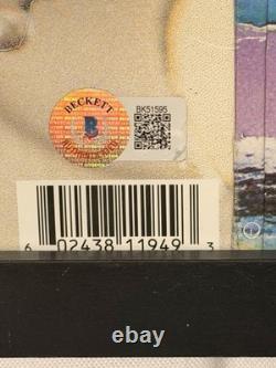 Olivia Rodrigo Signed Sour Vinyl Album Cover Beckett BAS COA Framed