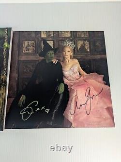 On Hand! Wicked The Soundtrack LP Vinyl Signed ARIANA GRANDE & CYNTHIA ERIVO US
