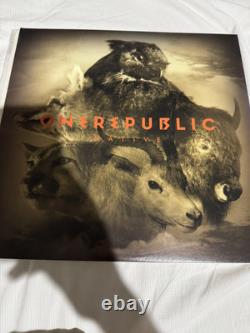 One Republic Native Clear Double Vinyl Signed Poster Rare