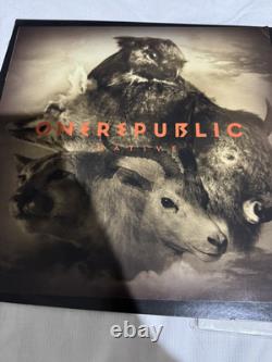 One Republic Native Clear Double Vinyl Signed Poster Rare