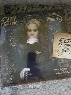Ozzy Osbourne SIGNED Limited Edition Crystal Clear Vinyl Todd McFarlane Comic