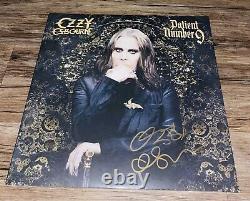 Ozzy Osbourne SIGNED VINYL Patient #9 Autographed LE Crystal Violet ACOA