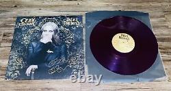 Ozzy Osbourne SIGNED VINYL Patient #9 Autographed LE Crystal Violet ACOA