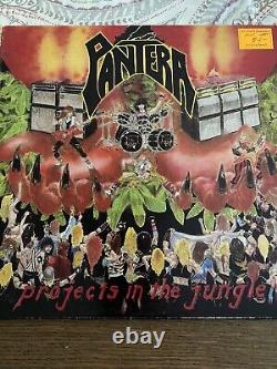 PANTERA PROJECTS IN THE JUNGLE Translucent Purple VINYL & Insert Signed By 2
