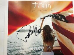 PATRICK MONAHAN Signed Vinyl Record LP TRAIN GIRL BOTTLE BOAT Autograph JSA COA