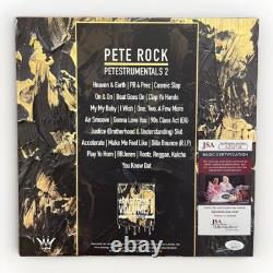 PETE ROCK SIGNED PETESTRUMENTALS 2 VINYL LP RECORD AUTOGRAPHED withJSA COA