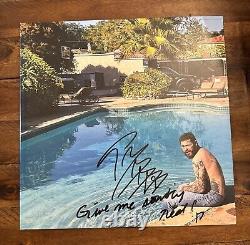 POST MALONE SIGNED'AUSTIN' ALBUM VINYL RECORD LP PSA/DNA CERTIFIED with Inscript