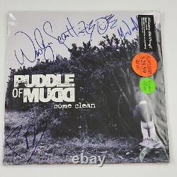 PUDDLE OF MUDD Come Clean Band Signed Vinyl LP Record 180 Gram Audiophile Vinyl